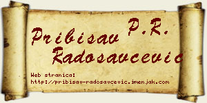 Pribisav Radosavčević vizit kartica
